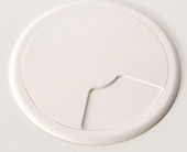 Kabeldurchlassbuchse rund verkehrsweiß Kabeldurchlassbuchse rund verkehrsweiß